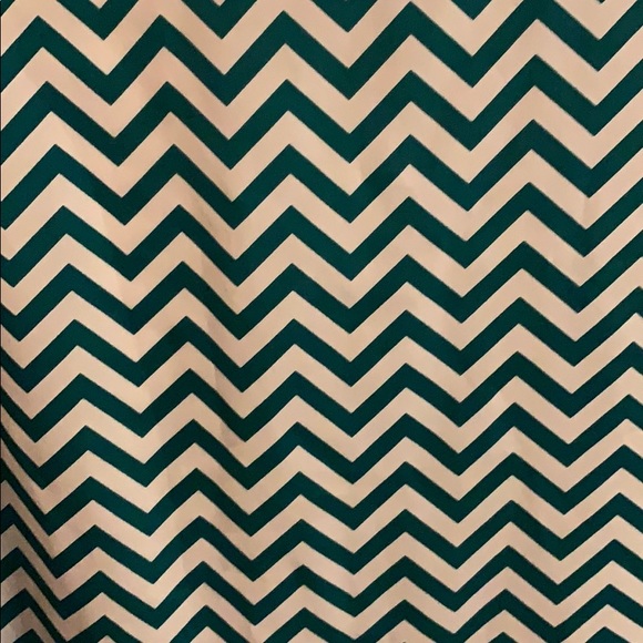 Francesca’s Turquoise/White Chevron Dress - Picture 3 of 6